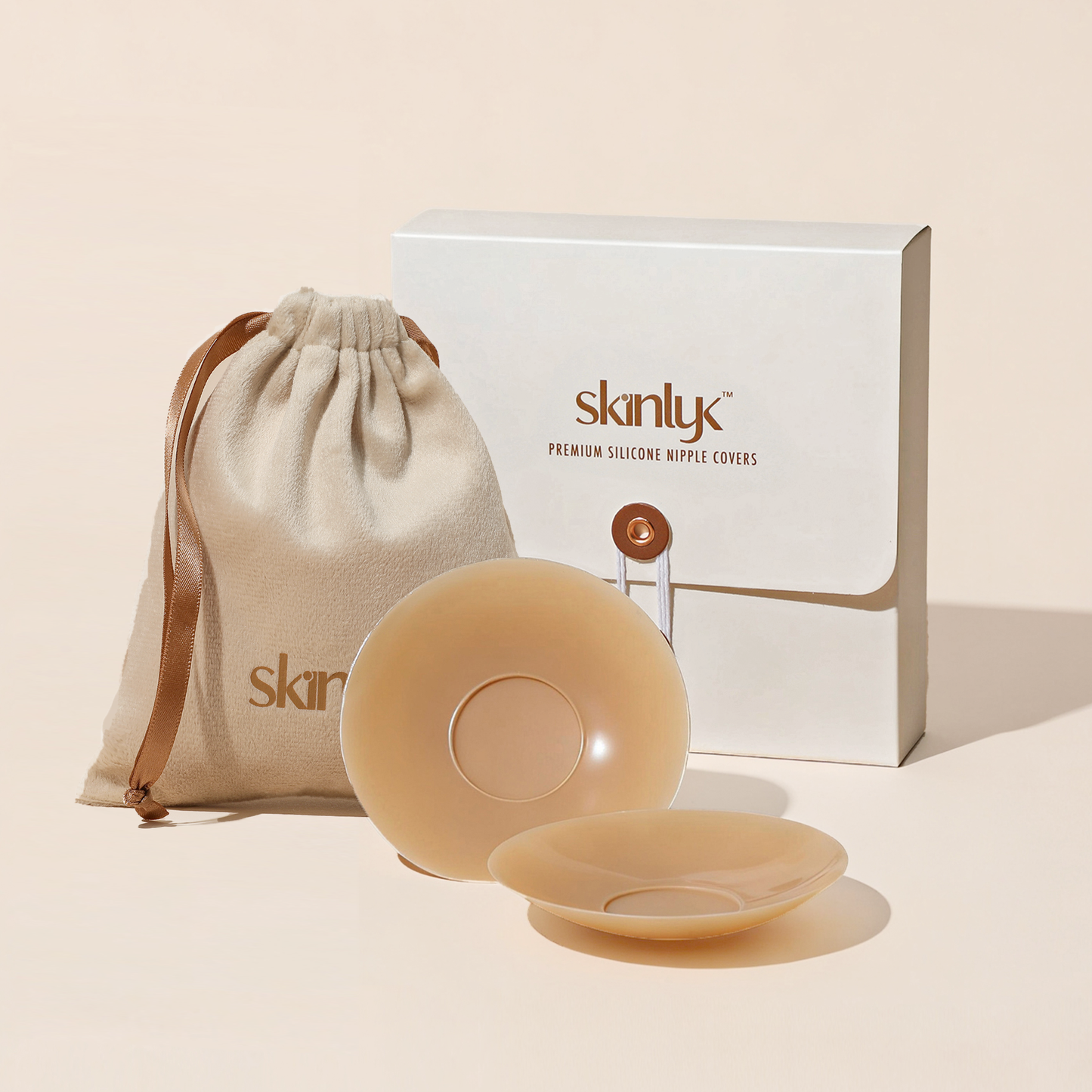 Skinlyk® Circle Adhesive Nipple Cover with non-stick centre